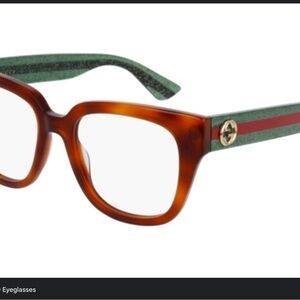 Gucci Brown and Green Eyeglasses Gucci GG0037O
